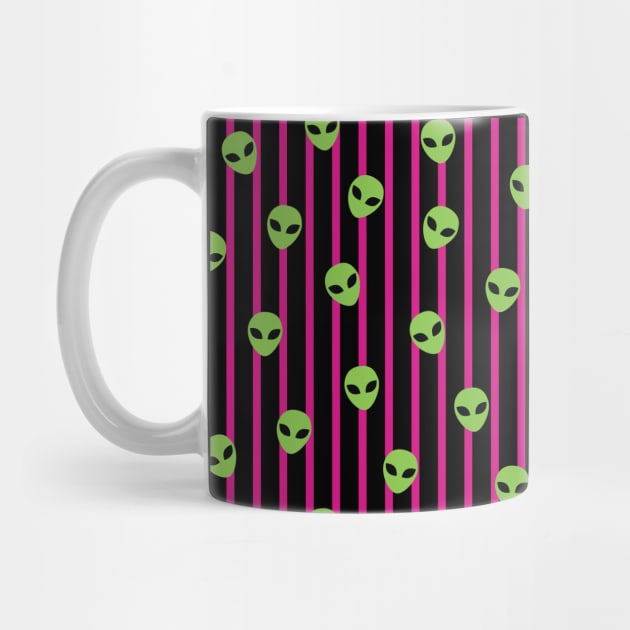 Pink Green Alien by UniFox